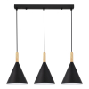 SLE1255-403-03 Светильник подвесной Черный/Черный E27 3*40W ARKET