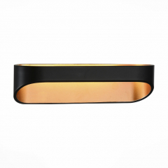 SL582.041.01 Светильник настенный ST-Luce Черный, Золото/Черный, Золото LED 1*6W