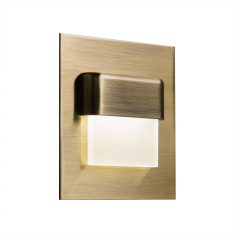 Подсветка CLD006K3 Скалли Квадр.Бронза 1W*3000K