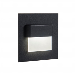 Подсветка CLD006K5 Скалли Квадр.Черный 1W*3000K