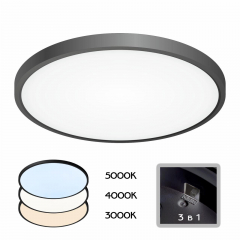 Светильник CL738321V Бейсик Чер LED 32W*Мульти D400mm