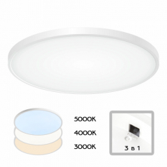 Светильник CL738500V Бейсик Белый LED 50W Мульти