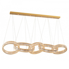 Люстра 8245/S gold 176W 3000K (D50*2+D40*3)