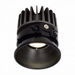 Светодиодный модуль ST851.438.12 Черный LED 1*12W 3000K 960Lm Ra>90 36° IP20 D69xH85 220-240V