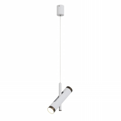 2325-2P, подвес, W180xH240/1240, 2xLEDx3W, 480LM, 4000K included