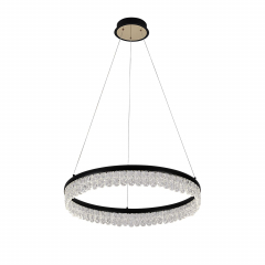 4187-1P, подвесная люстра, D600xH130/1000, LEDx68W, 3060LM, 3000-6000K, included, remote control