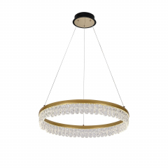 4186-1P, подвесная люстра, D600xH130/1000, LEDx68W, 3570LM, 3000-6000K, included, remote control
