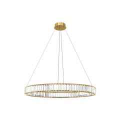 10135/800 Gold Подвесной светильник LOFT IT Crystal ring