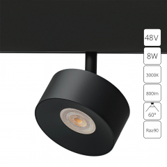 Трек A4781PL-1BK LINEA 48V 8W 3000K
