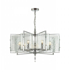 4888/7 MODERN ODL_EX22 93 хром/прозрачный/стекло Люстра E27 7*60W ELEGANTE