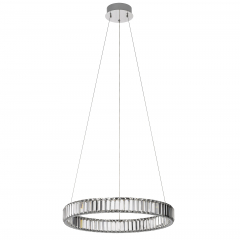 Citilux Чезаре CL338161 LED Люстра хрустальная с пультом Хром