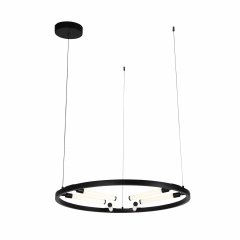 SL393.403.06 Светильник подвесной ST-Luce Черный/Белый LED 6*6W 4000K BISARIA