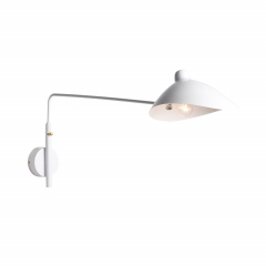 SL305.501.01 Светильник настенный ST-Luce Белый/Белый E27 1*60W SPRUZZO