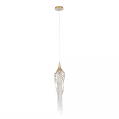 SL1116.203.01 Подвес ST-Luce Золотистый с патиной/Золотистый с  патиной, Никель LED 1*5W 3000K SALICA