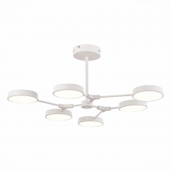 SLE6003-502-06 Светильник потолочный Белый/Белый LED 6*10W MONTA