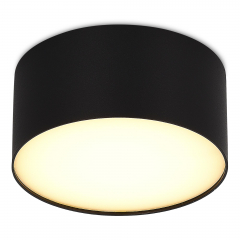 ST606.432.12 Светильник потолочный Черный LED 1*12W 3000K 1 080Lm Ra&gt;85 120° IP20 D120xH55 185-265V Накладные светильники