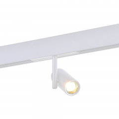 ST808.536.08 Магнитный трековый светильник Белый LED 1*8W 3000K 550Lm Ra&gt;90 36° IP20 D42xH135 48VV SKYLINE 48