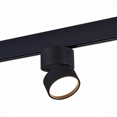 ST809.446.09 Магнитный трековый светильник Черный LED 1*9W 4000K 600Lm Ra&gt;90 120° IP20 D85xH126 48V SKYLINE 48