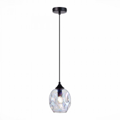 SL1188.403.01 Подвес ST-Luce Черный/Радужный E14 1*40W IDESIA
