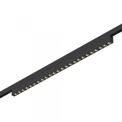 ST666.436.20 Магнитный трековый светильник Черный LED 1*20W 3000K 1 060Lm Ra&gt;90  IP20 L387xW10xH18 24V SUPER5