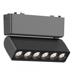 ST675.446.06 Магнитный трековый светильник Черный LED 1*6W 4000K 360Lm Ra&gt;90 &gt;90 IP20 L122xW26xH81 48V SKYFLAT