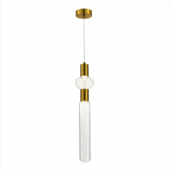 Подвес SL6117.203.02 латунь/золотой LED 2*3W 3000K