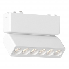 ST675.536.06 Магнитный трековый светильник Белый LED 1*6W 3000K 360Lm Ra&gt;90 &gt;90 IP20 L122xW26xH82 48V SKYFLAT