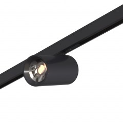 ST671.446.05 Магнитный трековый светильник Черный LED 1*5W 4000K 340Lm Ra&gt;90 36° IP20 D35xH58 24V SUPER5