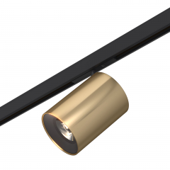 ST671.346.09 Магнитный трековый светильник Латунь LED 1*9W 4000K 500Lm Ra&gt;90 36° IP20 D45xH63 24V SUPER5