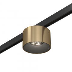ST669.346.05 Магнитный трековый светильник Латунь LED 1*5W 4000K 350Lm Ra&gt;90 36° IP20 D60xH38 24V SUPER5