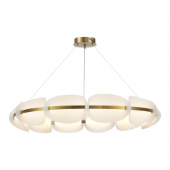 SL1304.203.65 Люстра подвесная ST-Luce Золотистый/Белый LED 1*65W 3000K ETOILE