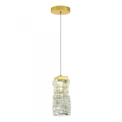 SL6010.203.08 Подвес ST-Luce Золотистый/Прозрачный LED 1*8W ESPIRA