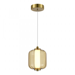 SL1193.303.01 Подвес ST-Luce Латунь/Янтарный LED 1*11W 3000K SUMMER