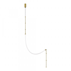 SL6132.301.20 Светильник настенно-потолочный ST-Luce Латунь/Белый LED 1*20W 3000K STRAP