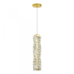 SL6010.203.15 Подвес ST-Luce Золотистый/Прозрачный LED 1*15W ESPIRA