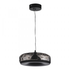 SL6014.403.01 Светильник подвесной ST-Luce Черный/Черный, Дымчатый LED 1*42W 3000K RIPPLE