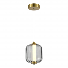 SL1193.313.01 Подвес ST-Luce Латунь/Дымчатый LED 1*11W 3000K SUMMER
