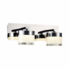 SL1600.101.02 Светильник настенный ST-Luce Хром/Белый LED 2*5W 4000K Настенные светильники