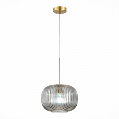 SL1154.303.01 Подвес ST-Luce Латунь/Дымчатый E27 1*60W GRAN