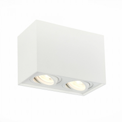 ST109.507.02 Светильник потолочный Белый GU10 2*50W  L181xW100xH123 220V Без ламп Накладные светильники