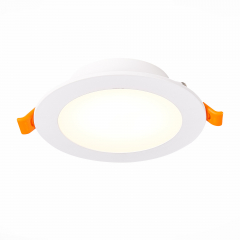 ST212.508.10 Св-к встр. Белый LED 1*10W 3000K/4000K/6000K 850Lm Ra80 110° IP20 D120xH30 220-240V Встраиваемые светильники