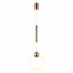 SL1578.203.01 Подвес ST-Luce Золотистый/Золотистый, Белый LED 1*15W 3000K GIERA