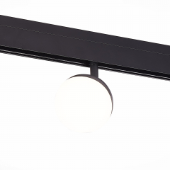 ST358.436.07 Магнитный трековый светильник Черный LED 1*7W 3000K 520Lm Ra&gt;80 120° IP20 L120xW90xH192 48V SKYLINE 48