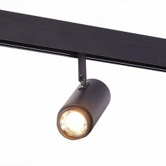 ST357.446.06 Магнитный трековый светильник ZOOM Черный LED 1*6W 4000K 667Lm Ra&gt;90 10-60° IP20 L137xW59xH178 48V SKYLINE 48
