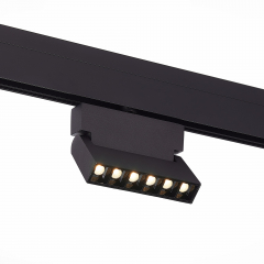 ST362.436.06 Магнитный трековый светильник Черный LED 1*6W 3000K 532Lm Ra&gt;80 36° IP20 L120xW22xH134 48V SKYLINE 48