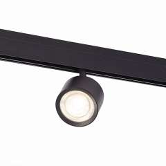 ST353.436.06 Магнитный трековый светильник Черный LED 1*6W 3000K 560Lm Ra&gt;90 36° IP20 L120xW81xH138 48V SKYLINE 48