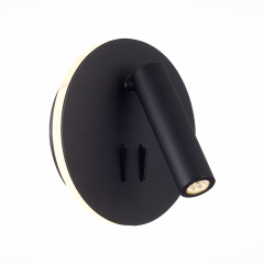 SL1586.413.01 Светильник настенный Черный LED 1*8W 3000K 624Lm Ra&gt;80 24° IP20 L-xW155xH155 170-240V Настенные светильники