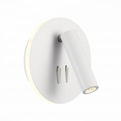 SL1586.513.01 Светильник настенный Белый LED 1*8W 3000K 624Lm Ra&gt;80 24° IP20 L-xW155xH155 170-240V Настенные светильники