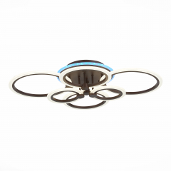 SLE500572-06RGB Светильник потолочный Кофейный/Белый LED 1*132W RGB 8W 3000-6000K CERINA