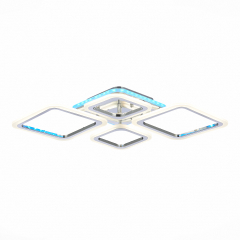 SLE500112-04RGB Светильник потолочный Хром/Белый LED 1*88W RGB 8W 3000-6000K SAMURO